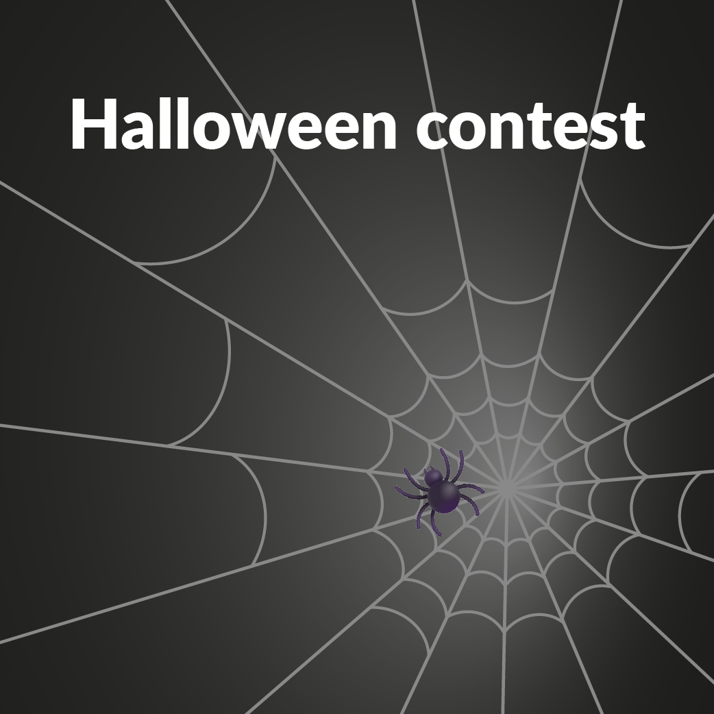 halloween contest teaser card